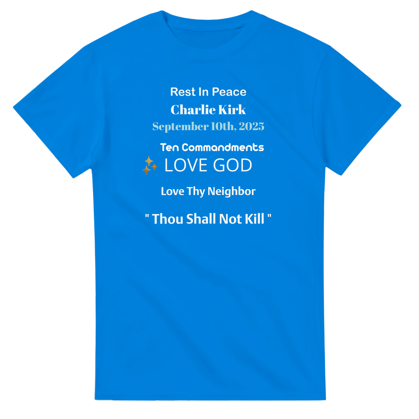 Royal Blue, T-shirt | LOVE | Charlie Kirk