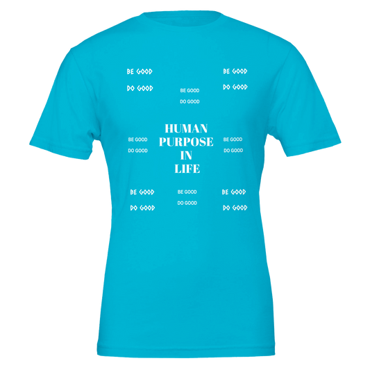 Turquoise, T-Shirt | Purpose | 4Pointbluearrow.com