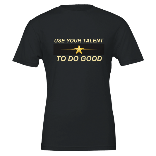 Black & Gold T-shirt | Do Good | 4pointbluearrow.com