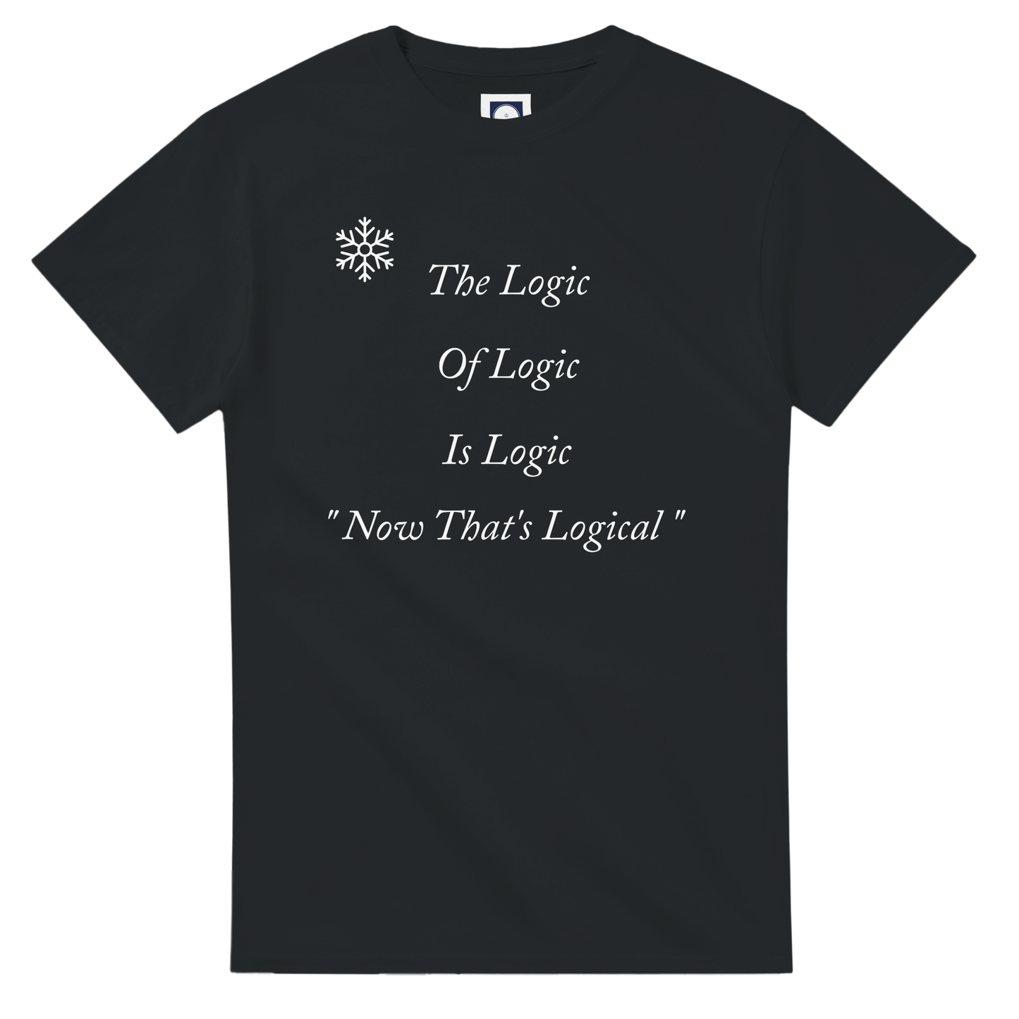 Black T-Shirt - | Logic | Premium Cotton