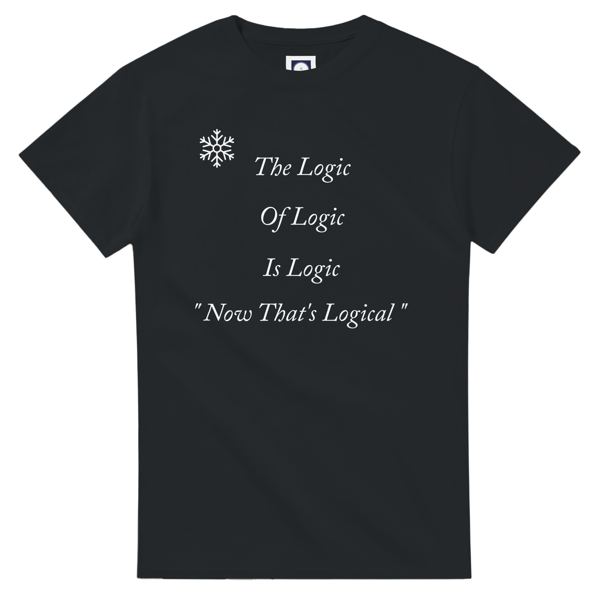 Black T-Shirt - | Logic | Premium Cotton