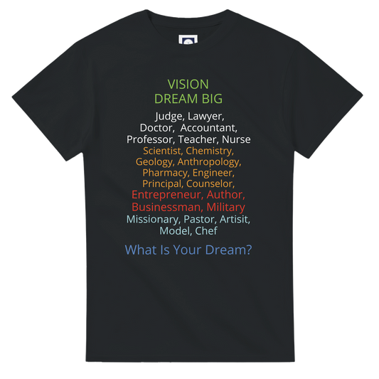 Black, T-Shirt | Dream Big | Men's