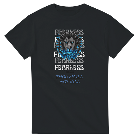 Black T-shirt | Blue Lion | 4PointBlueArrow.com