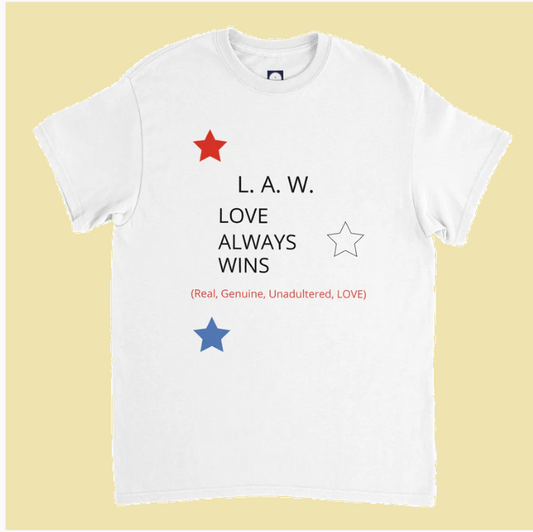 White, T-Shirt | L.A.W. | Women's | 4-Point Blue Arrow