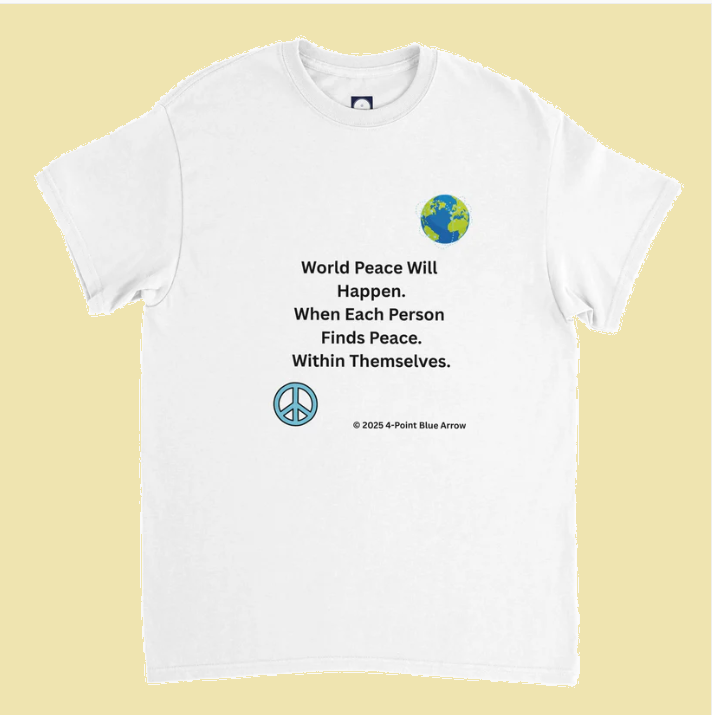 White, T-Shirt | World Peace | Women's