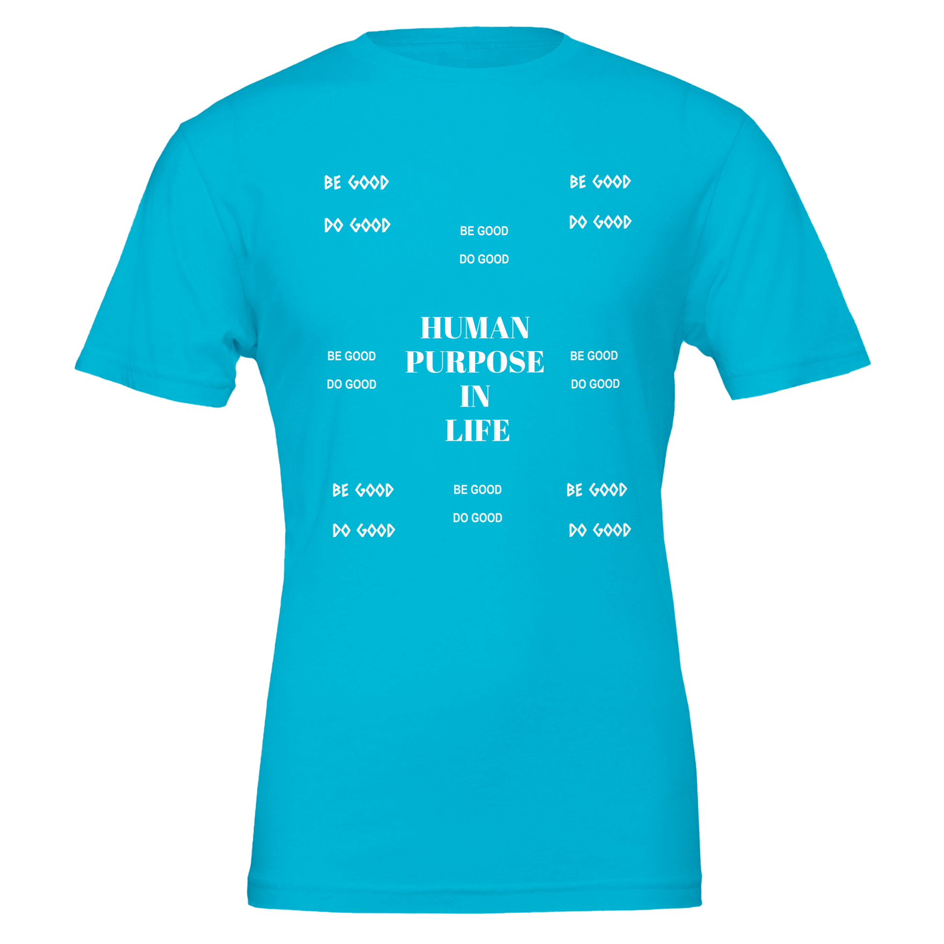 Turquoise, T-Shirt | Purpose | 4Pointbluearrow.com