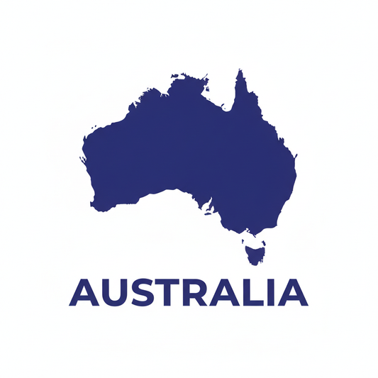 Australia continent map