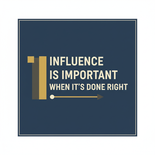 Influence Is Important When It's Done Right flat art design