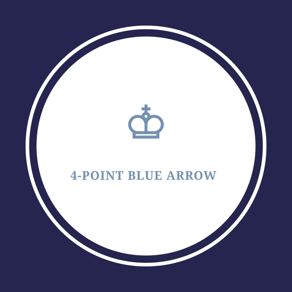 4-POINT BLUE ARROW