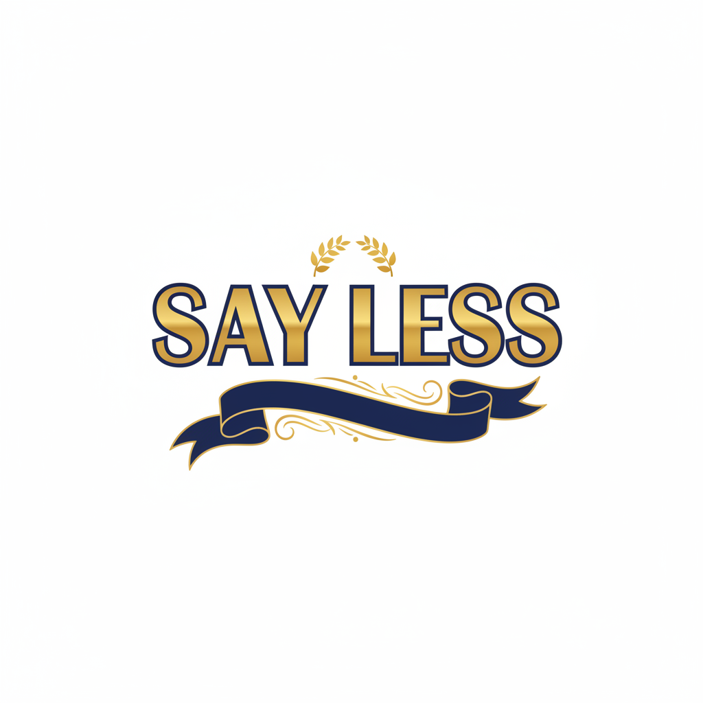 Say Less T-Shirt | Premium Apparel